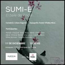 “Sumi-e, el baile del pincel” - Sábado, 11 de diciembre de 2021